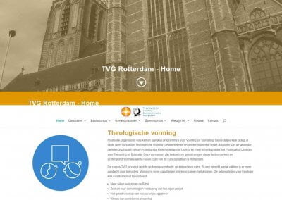 Website voor TVG Rotterdam