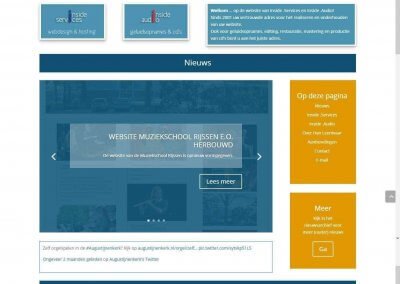 Inside .Services website herbouwd