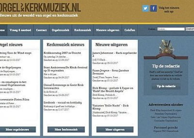 Beheer website Orgel en kerkmuziek
