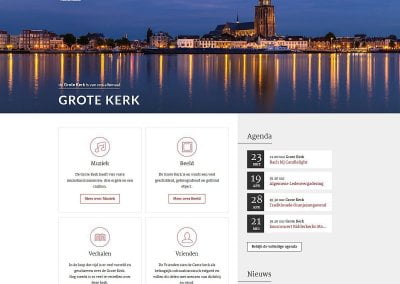 Beheer website Vrienden van de Grote kerk Dordrecht
